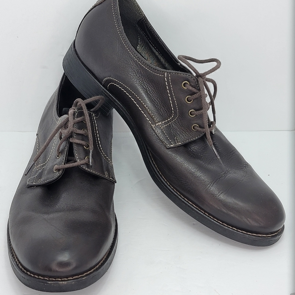 Johnston & Murphy Brown Leather Oxfords SIZE 11 #1653